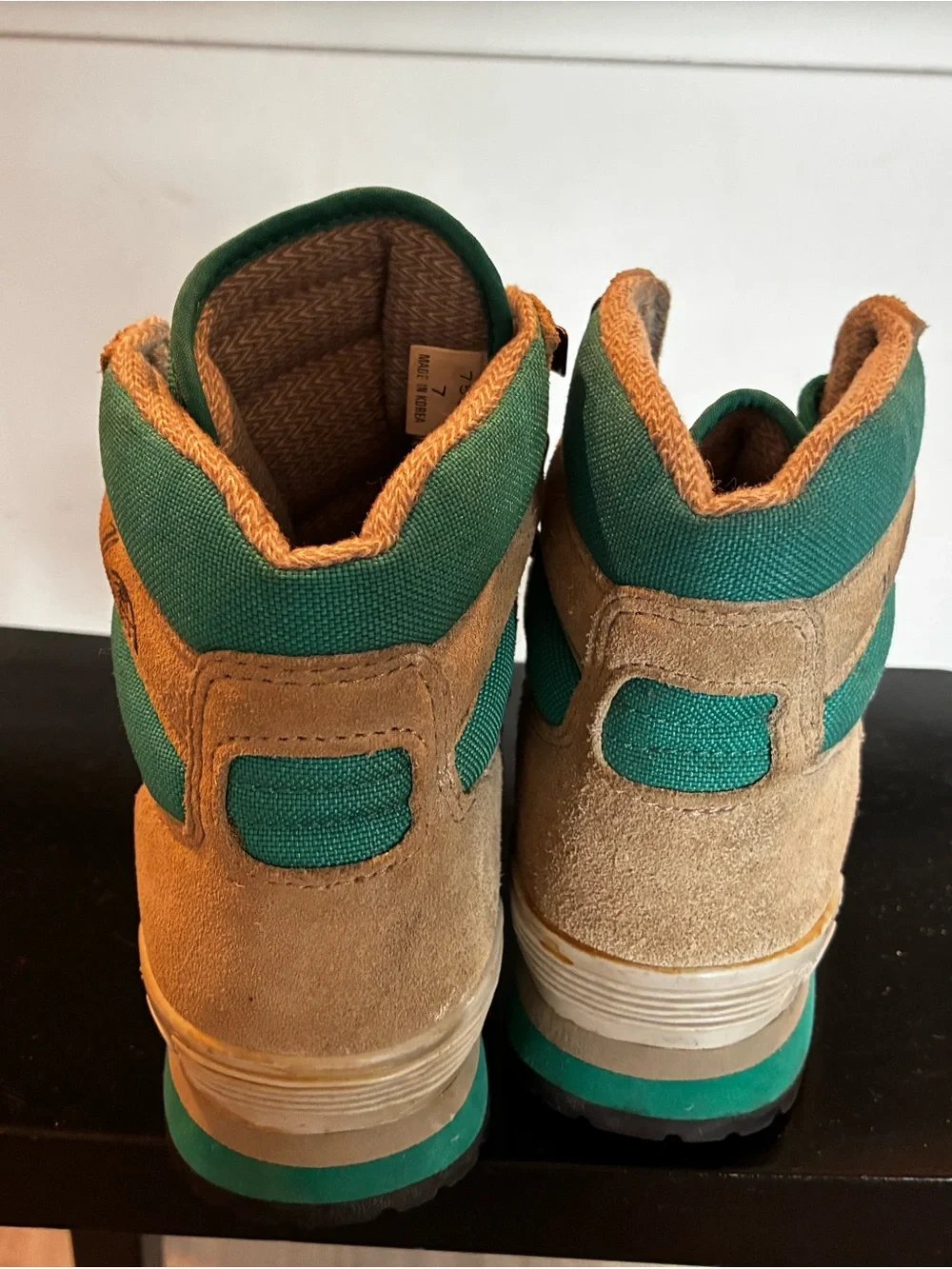 Vasque Teal and Tan Hiking Boots
